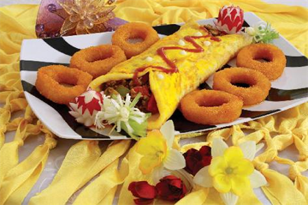 رولت گوشت و قارچ