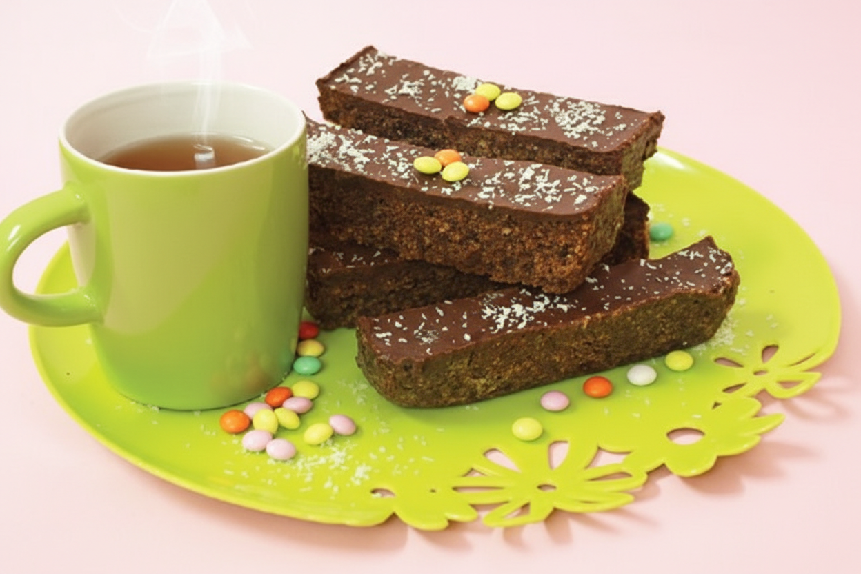 اسلایس{شیرینی بدون فر}