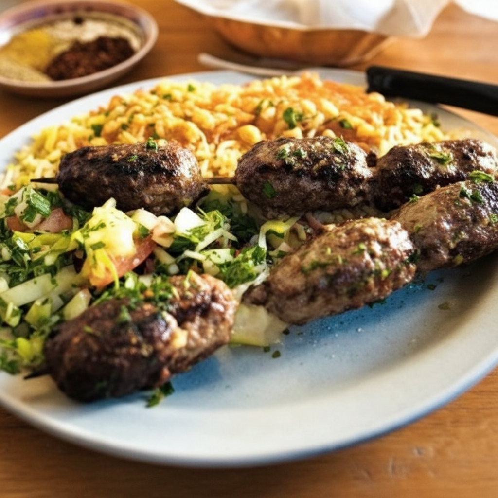 گشنیز کباب بانان سنگک