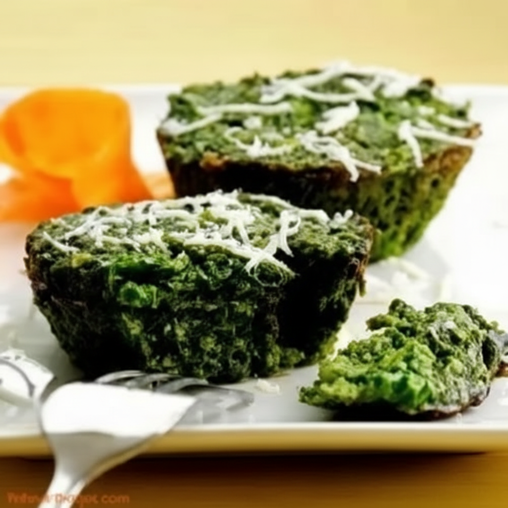 کاپ کیک اسفناج