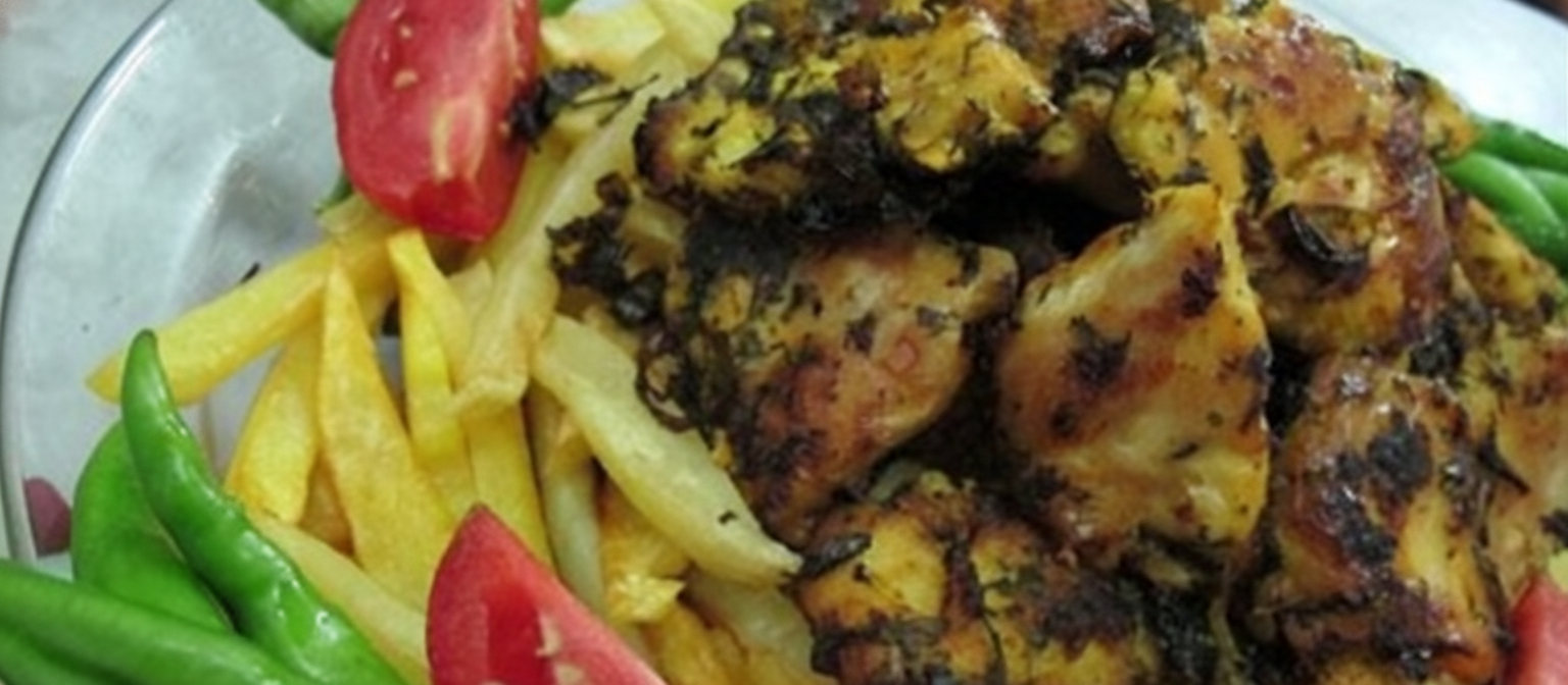 جوجه کباب تابه ایی