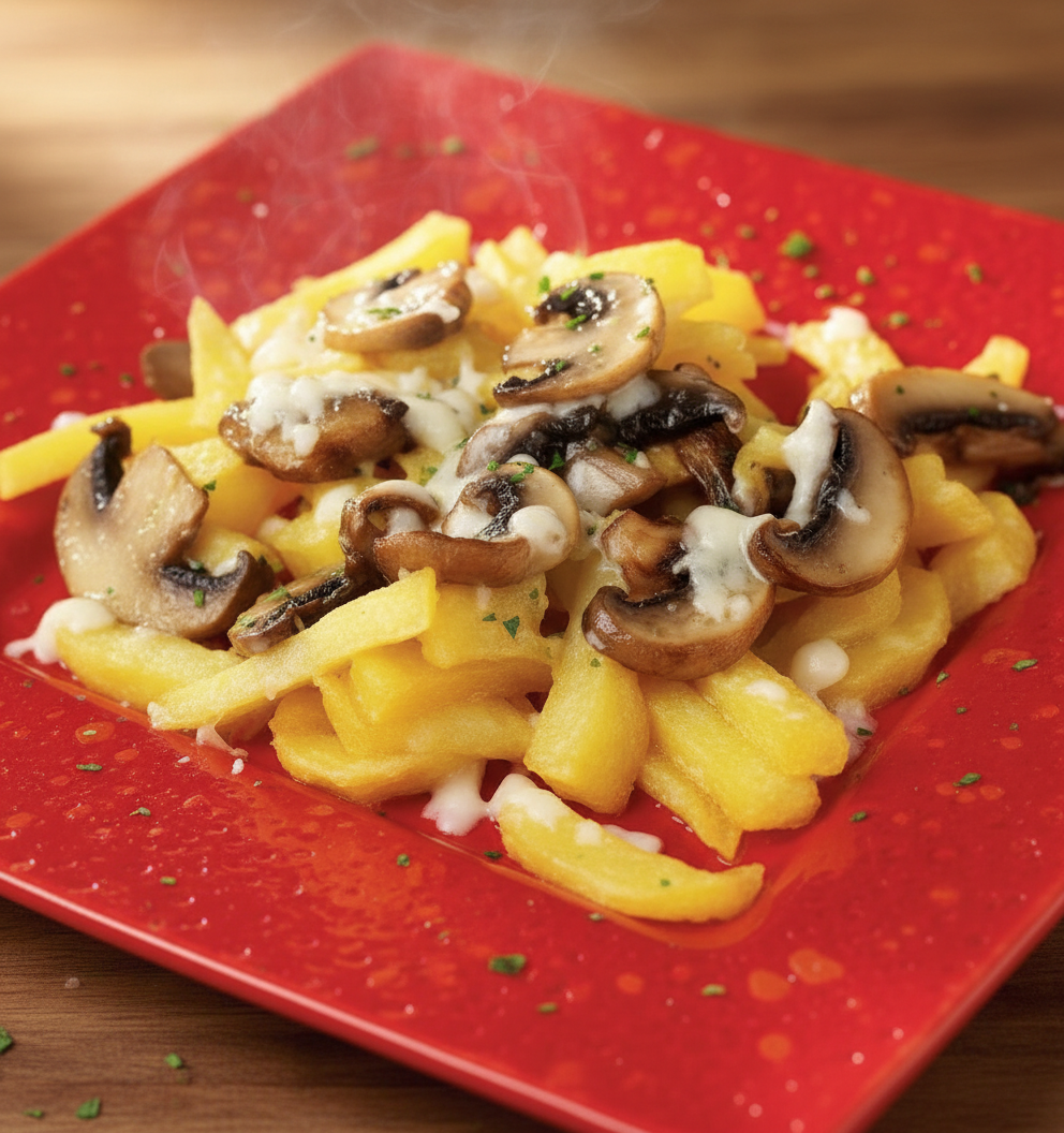 قارچ و پنبر سوخاری