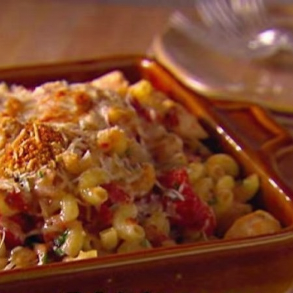 مرغ تنوری ایتالیایی و پاستا