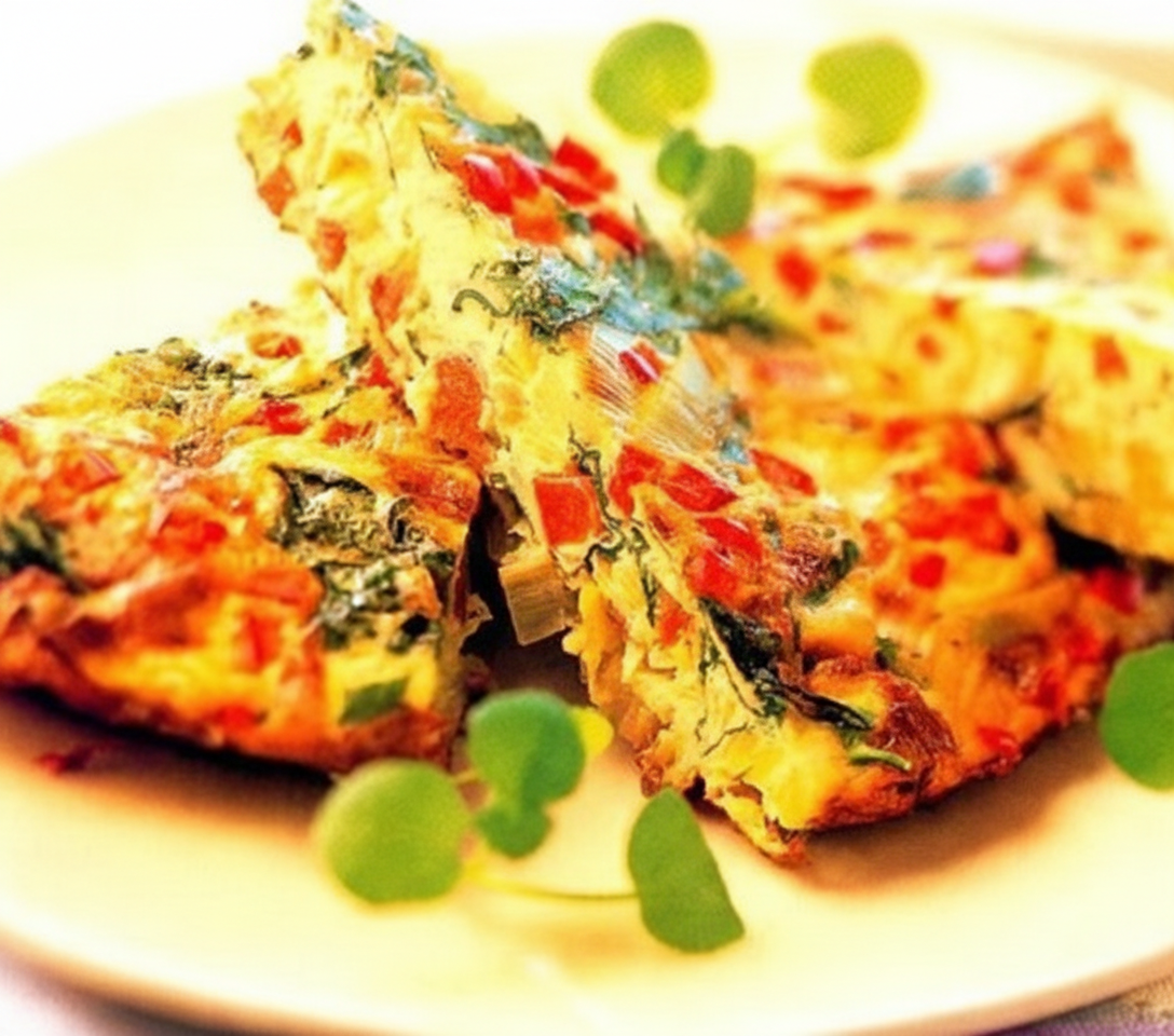 املت تره فرنگی و اسفناج