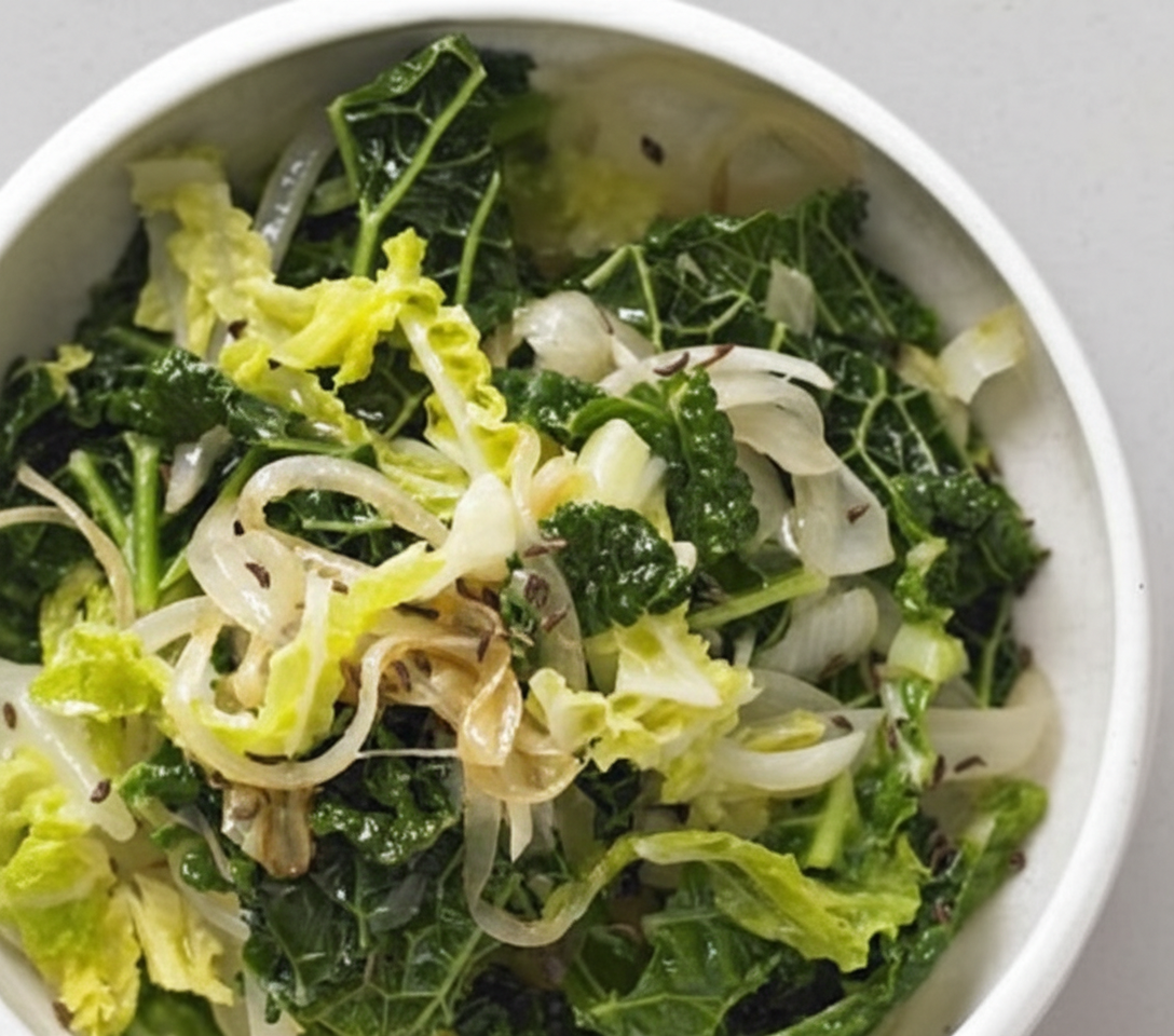 کلم پیچ با زیره