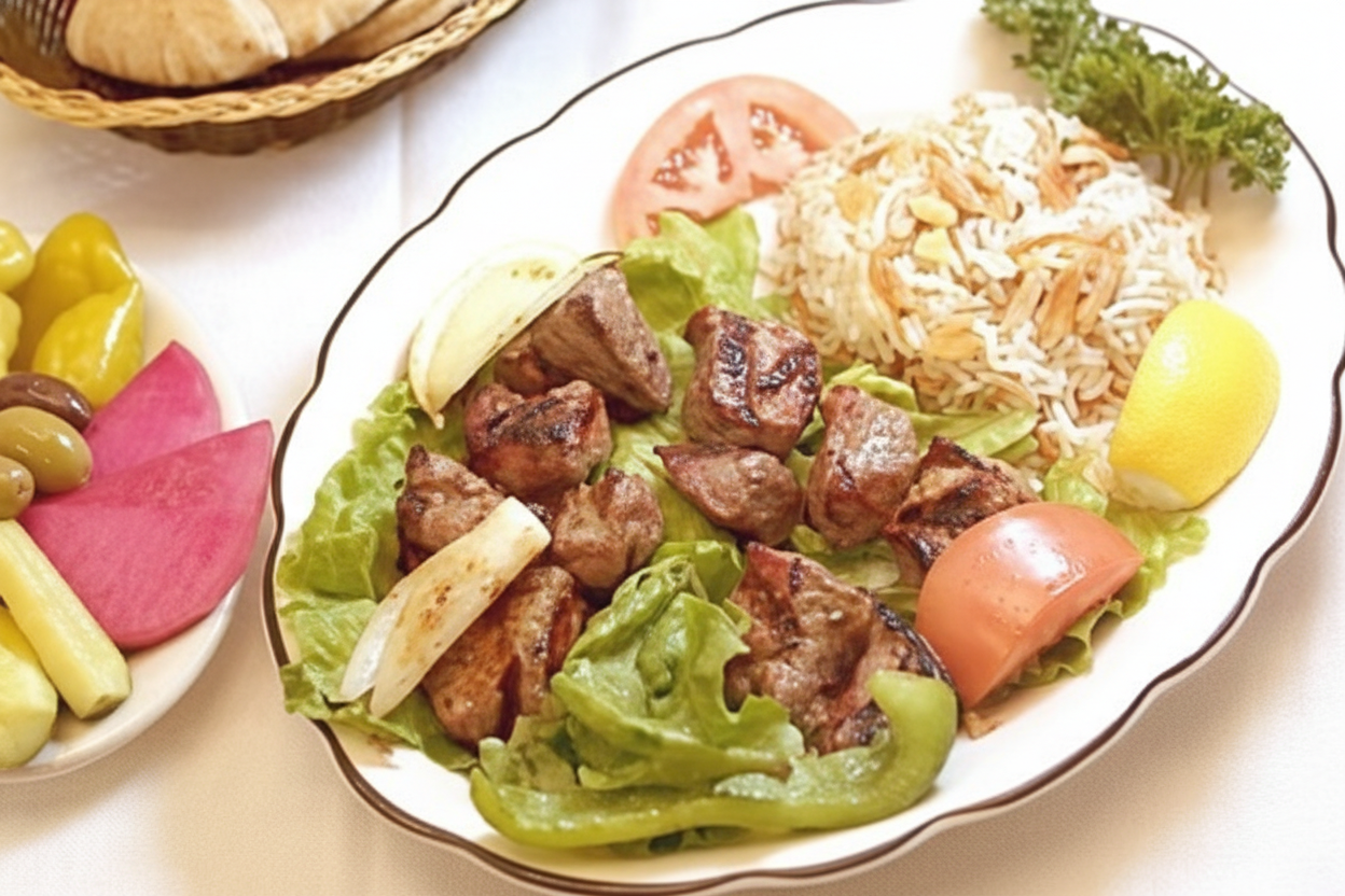 کباب قارچ و فلفل