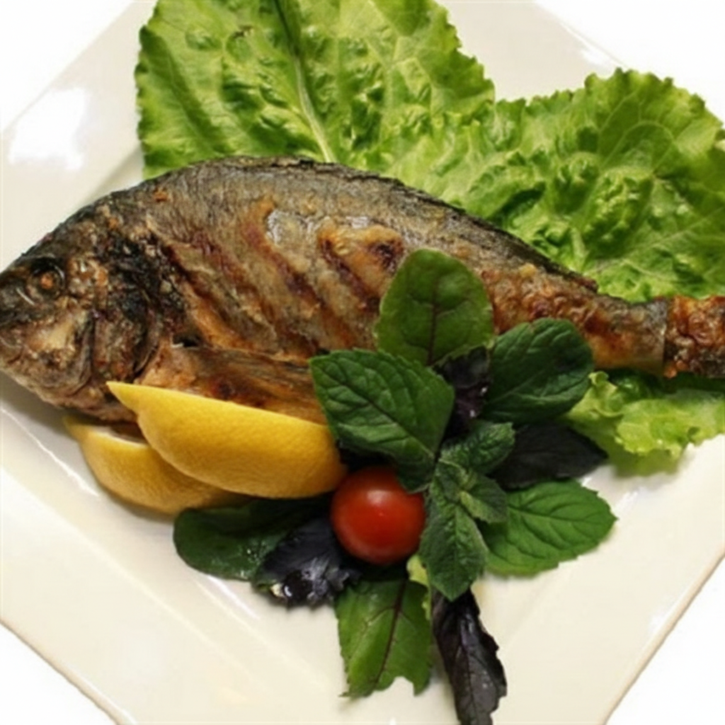 ماهی سفید درسته