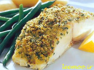 ماهی با پنیر پارمیزان