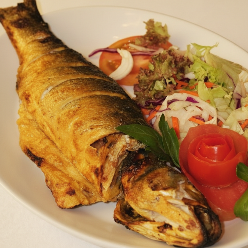 ماهی حلوای شکم پر