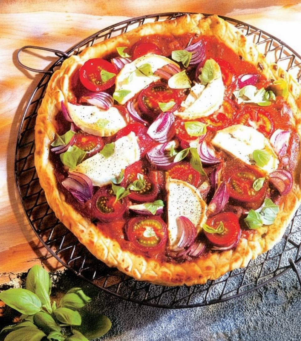 پیتزا گوجه فرنگی