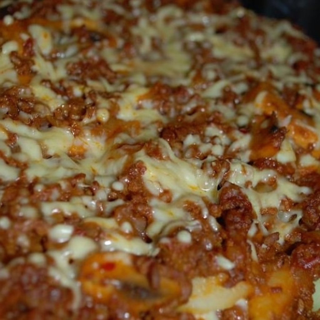 سوفله سیب زمینی و گوشت چرخ کرده