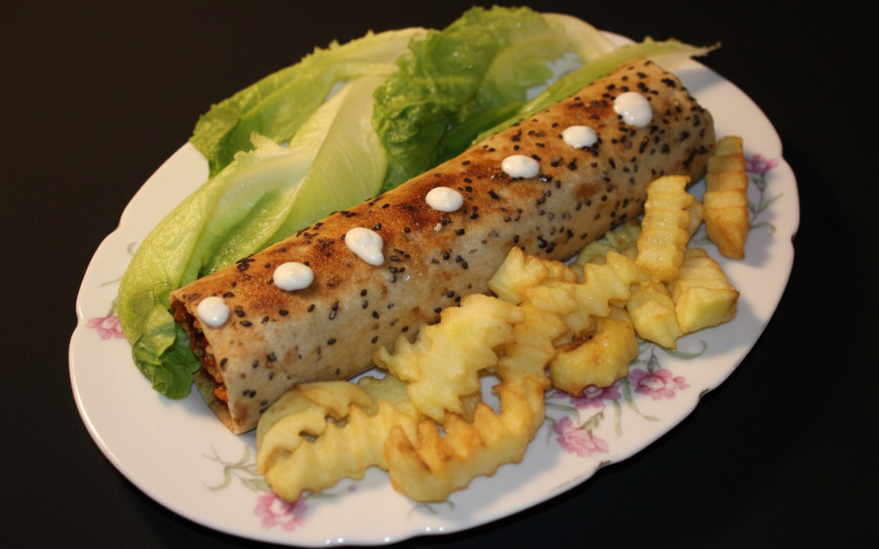 رولت نان سنگک