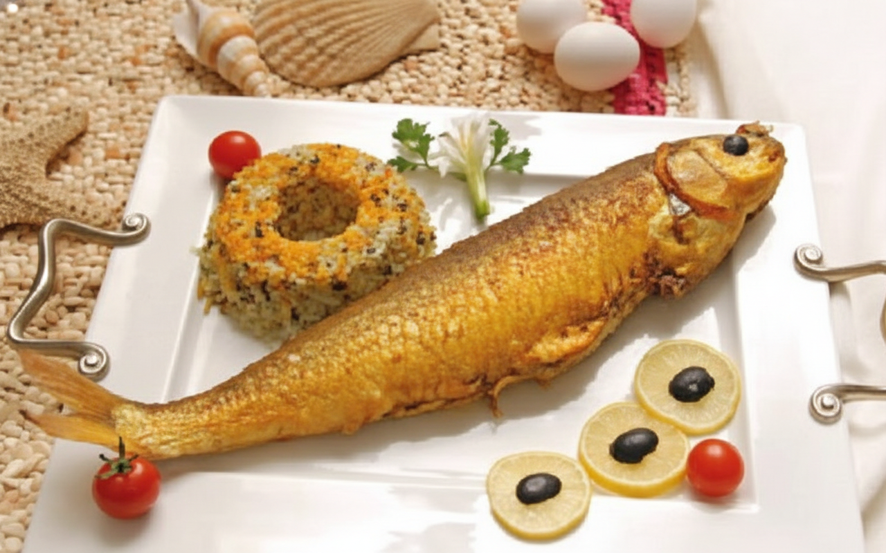 ماهی سفید شکم پر