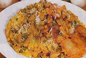 پلو با قارچ ایتالیا