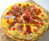 ته دیگ بال مرغ دودی