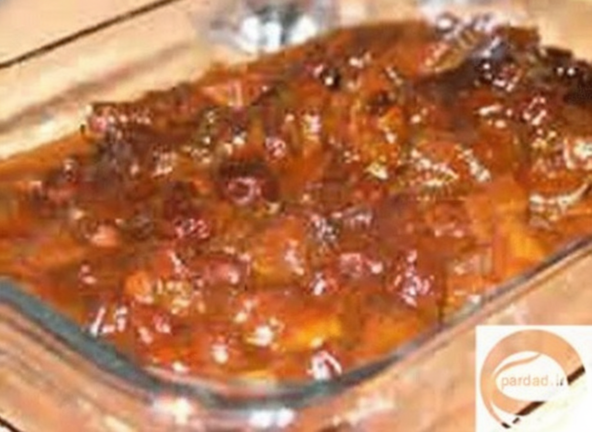 خورشت سیب و آلبالو