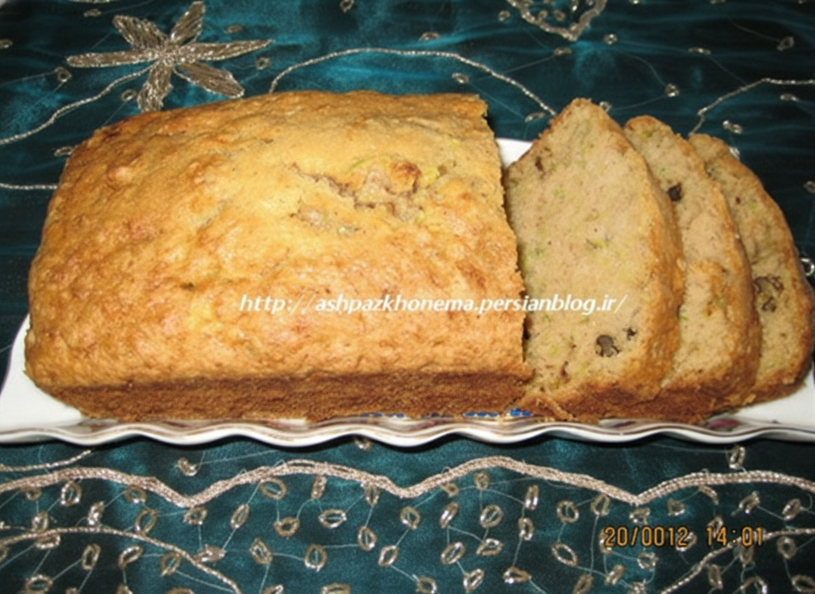 نان یا کیک کدو سبز
