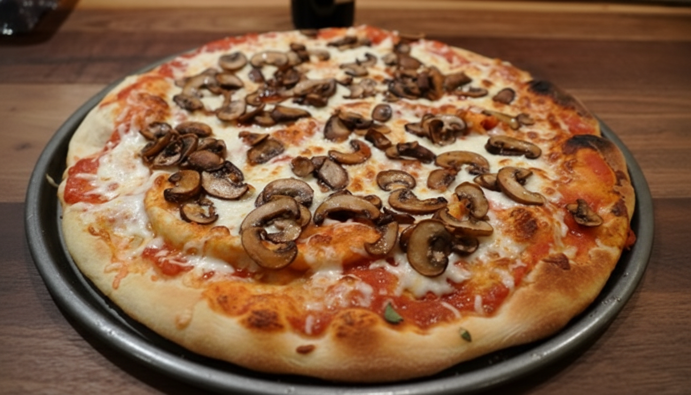 پیتزای قارچ