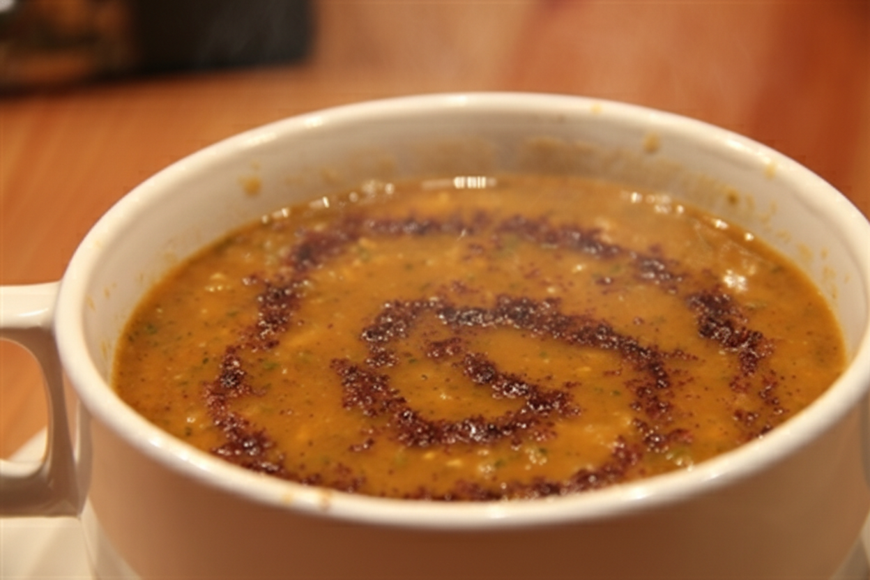 سوپ عدس قرمز با سماق (ترکی)