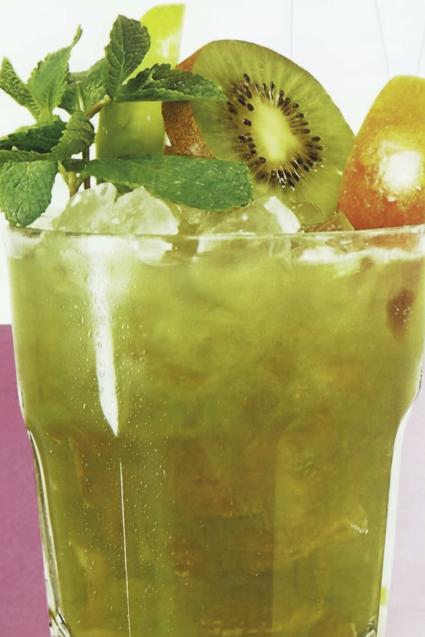 نوشیدنی کیوی و سیب