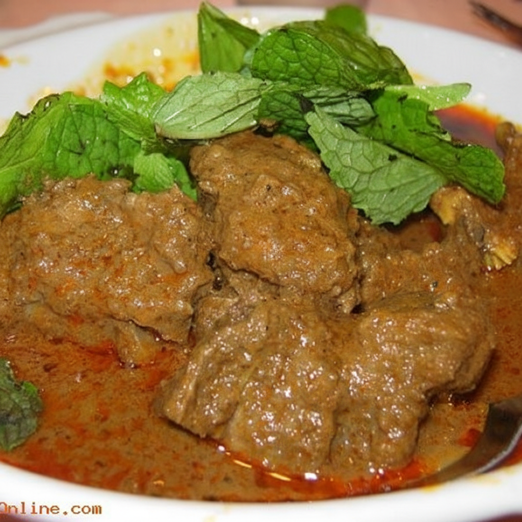 خورش کاری با مرغ