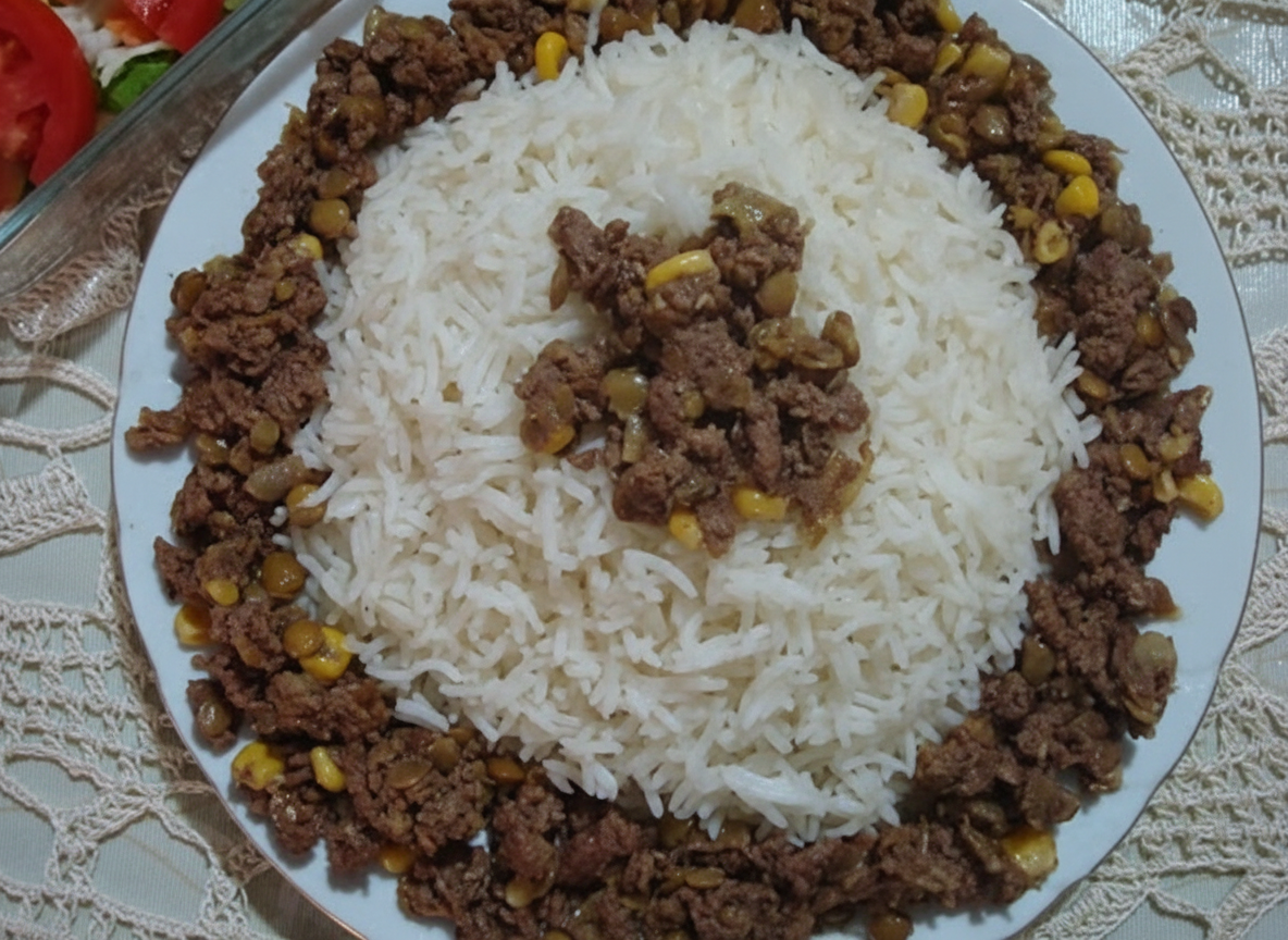 عدس پلو مخصوص