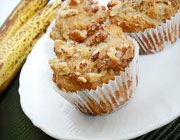 مافین سبوس دار با موز